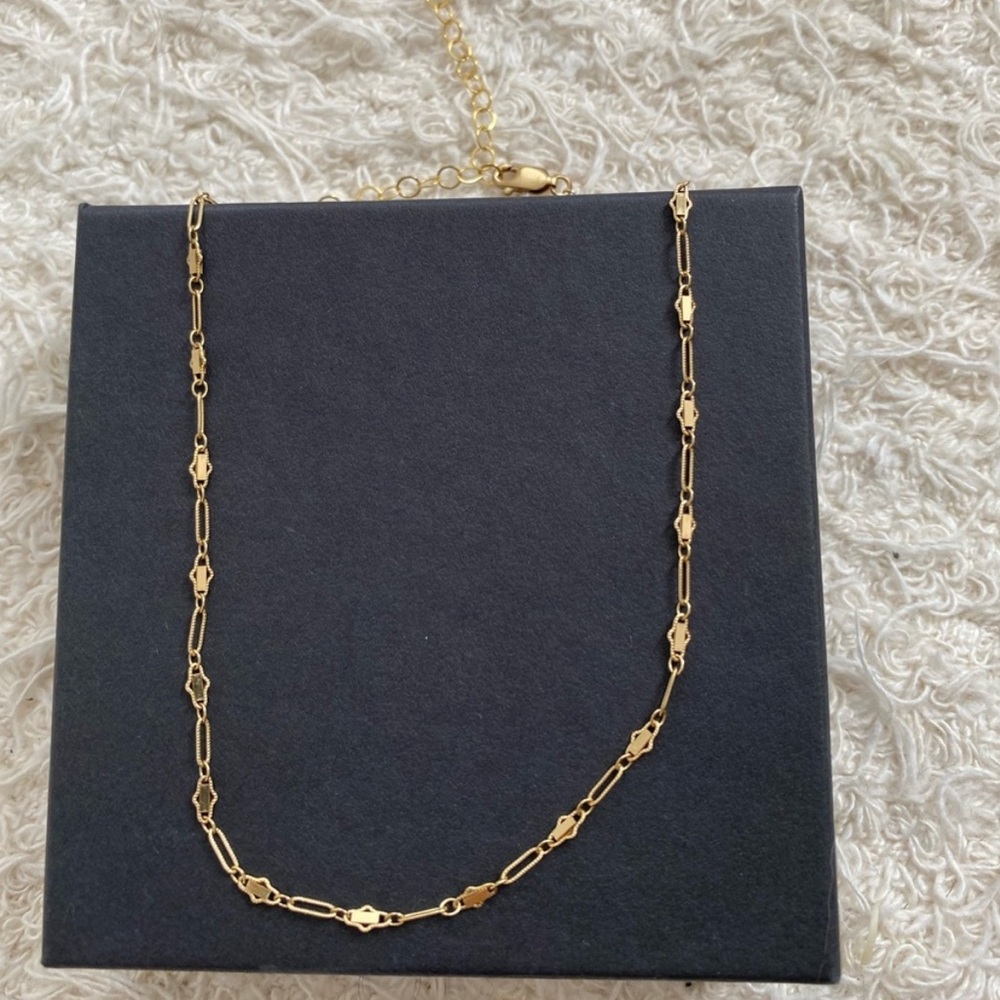 ARE YOU AM I Gold Minimalist Necklace